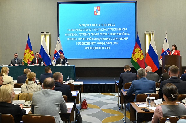 Глава Сочи Андрей Прошунин обсудил с руководителями санаторно-курортного комплекса концепцию предстоящего летнего сезона