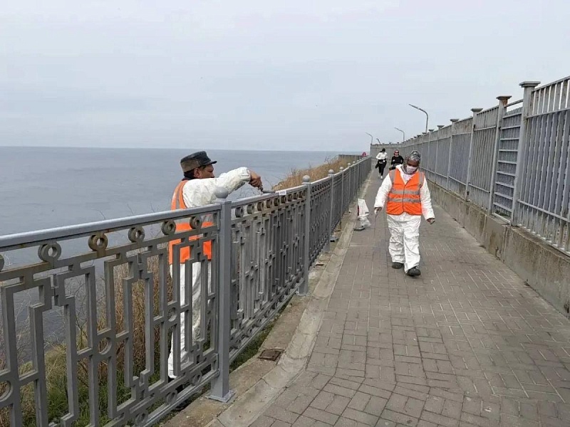 Продолжается подготовка Анапы к курортному сезону